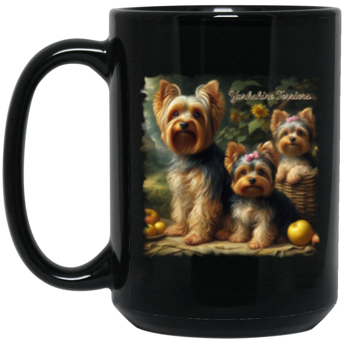 Mug Yorkshire Terrier Arc-en-ciel - Cadeau Original Pour Amoureux Des Chiens - 325 Ml
