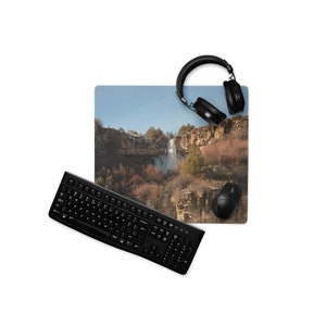 18x16 Frozen Waterfall Gaming Mouse Pad