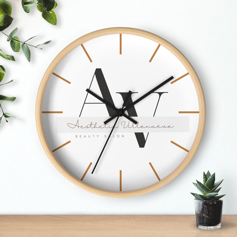 Wall Clock Home Decor Personalized Round Custom Wall Clock With Logo