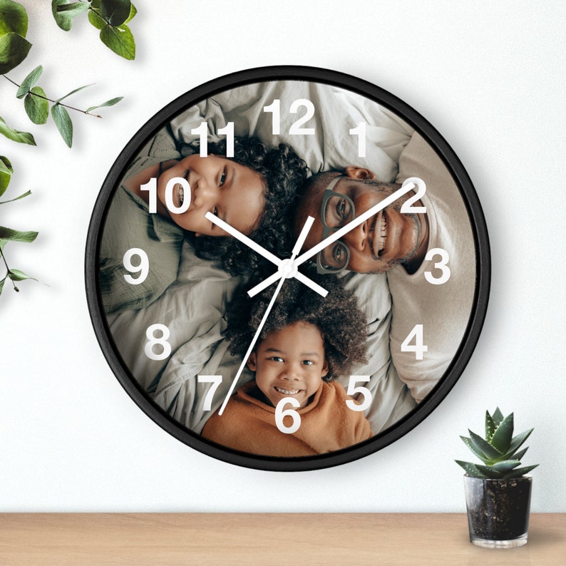 Wall Clock Home Decor Personalized Round Custom Wall Clock With Logo