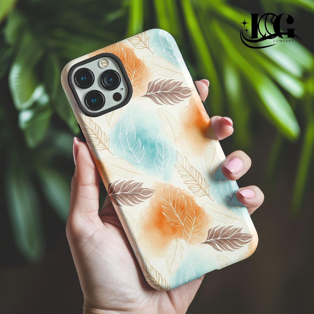 Watercolor Bohemian Feather Phone Cases: Tough/slim/flexi Cases for ...