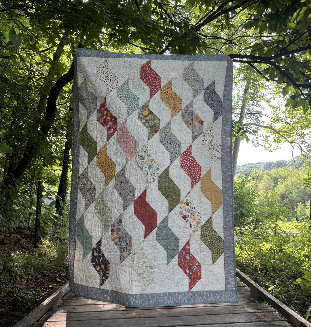 Patchwork Pathways - Handmade 53" X 75" Quilt - Etsy