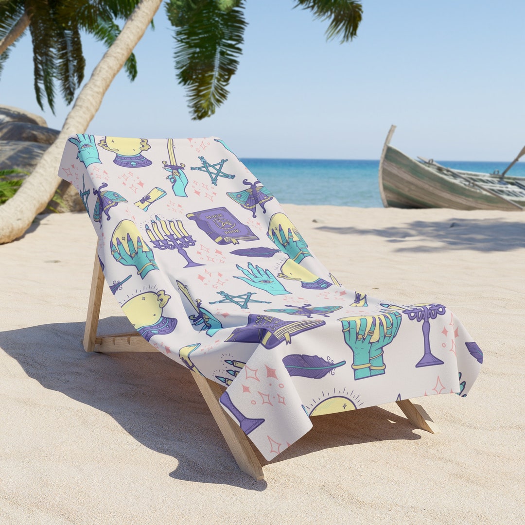 Pastel Magic Beach Towel 30x60 Etsy