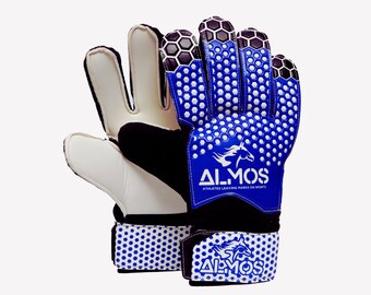 Almos Max All Around Soft Goalkeeper Gloves - Blue