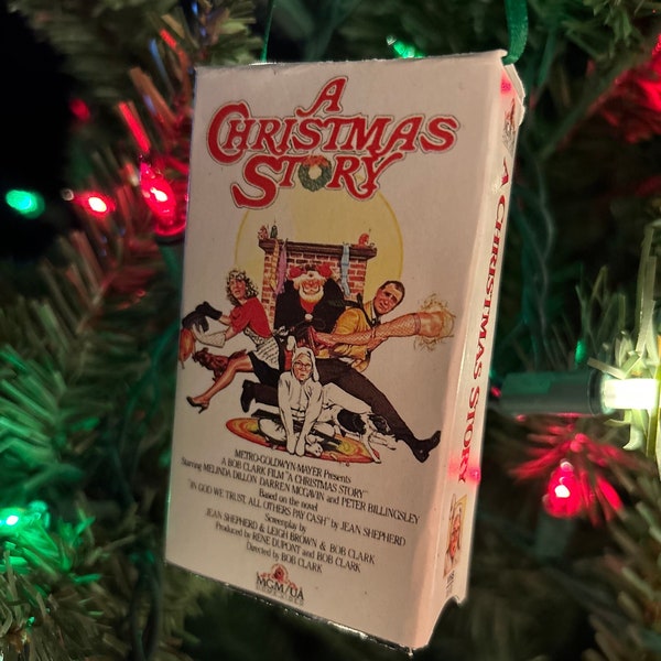 A Christmas Story VHS Christmas Ornament