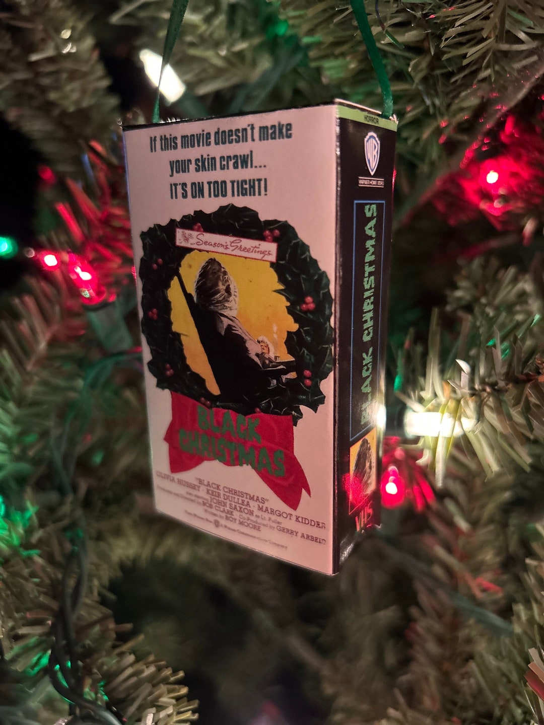 Black Christmas VHS Christmas Ornament Etsy