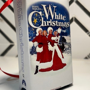 White Christmas VHS Christmas Ornament