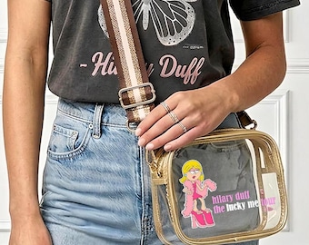 Pick your Strap Custom Lucky Me Tour Concert Bag | Custom Clear Bag | Stadium Approved Concert Purse | Gifts for Hers