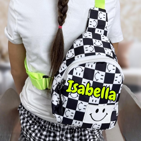 Personalized Kids Sling Bag | Fanny Packs | Kids Crossbody Bag | Kids Party Favors | Gifts for Kids | Easter Basket