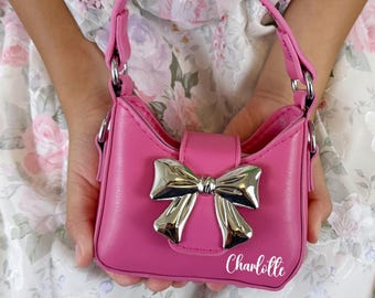 Personalized Kids Purse | Mini Purse | Little Girls Purse |  Custom Girls Purse | Dance Party | Flower Girls | Tea Party | Gifts for Girls