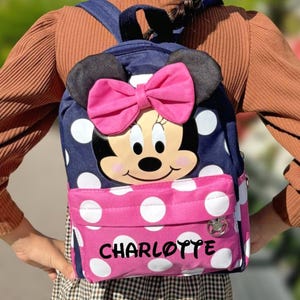 Personalized Disney Mickey Minnie Backpack | Perfect for Family Disney Trip | Disney Surprise Reveal | Custom Disney Bag | Gifts for Kids