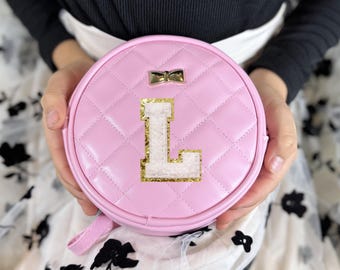 Personalized Kids Mini Purse | Chenille Letter Patch Bag | Mini Handbag | Girls Crossbody | Custom Kids Bag | Gifts for Girls