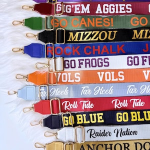 Design Your Own Purse Strap | Game Day Purse Strap | Stadium Approved Purse Strap | Custom Purse Strap | Gifts for Hers