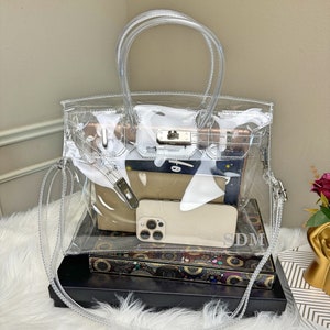 Clear birkin bag hotsell