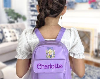 Personalized Disney Princess Backpack| Mini Backpack | Disney Travel Bag | Disney Surprise Reveal | Gift for Girls