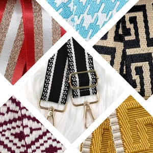 Adjustable Purse Strap | Replacement Bag Strap | Guitar Strap | Clear Bag Strap | Crossbody Strap | Custom Purse Strap | Purse Accessories