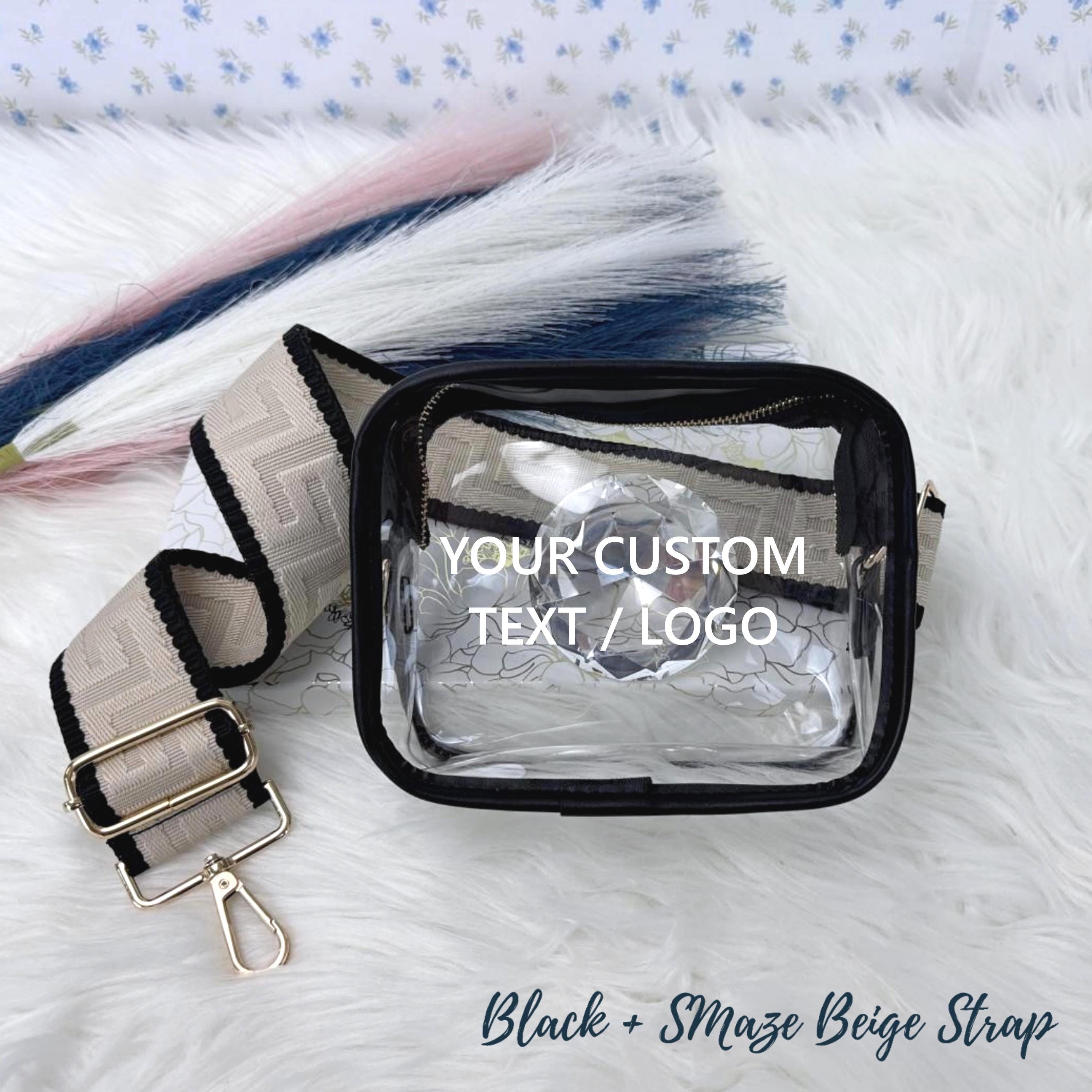 AiNinXun Concerto Tracolla Trasparente Donna Uomo Porta Cellulare Borsa Mare Piccola Viaggio Marsupio Clear Bag Approvata Dallo Stadio Impermeabile