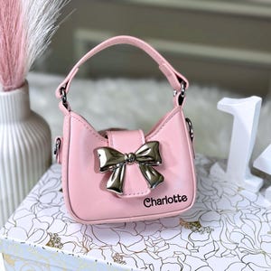 Porte-monnaie personnalisé pour enfants | Mini sac à main | Sac à main pour petite fille |  Porte-monnaie personnalisé pour fille | Soirée dansante | Filles Fleuries | Thé | Cadeaux pour filles