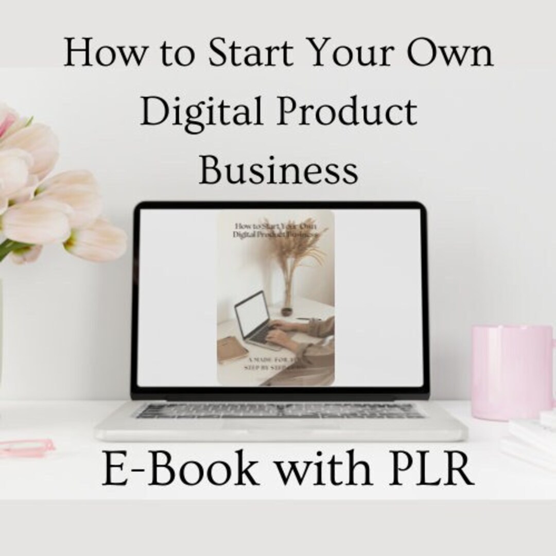 How to Start Your Own Digital Product Business Ebook With PLR, Digital Marketing Training