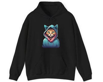 Unisex Heavy Blend Hoodie Cat