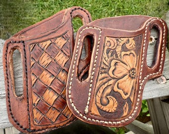 Funda de cuchillo hecha a mano / Funda de cinturón para cuchillo / Regalos para él