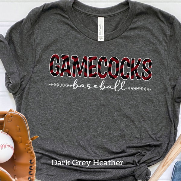 Gamecocks Baseball Shirt, USC, South Carolina, Garnet and Black Chevron, Girly Gamecocks Shirt, University Shirt, College Football, Founders