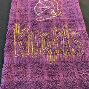 St Augustine Purple Knights Towel