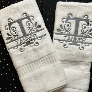 Monogram Towel Set