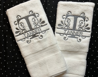Monogram Towel Set