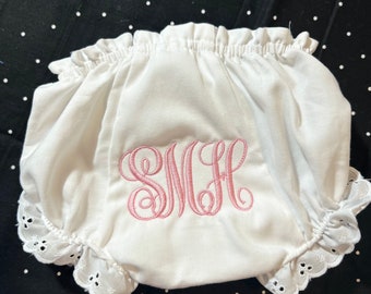 Monogram Baby Bloomers