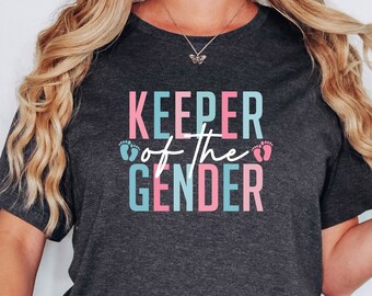 Keeper of the Gender Shirt: Baby Announcement Tee