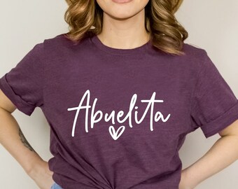 Abuelita Shirt: Bella Canvas Cotton Grandma Gift