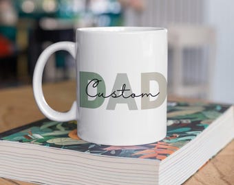 Personalized Dad Coffee Mug, Father's Day Gift