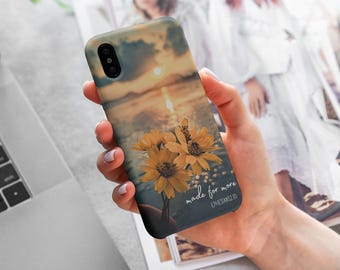 Sunflower Sunset iPhone Case: Floral Nature Design