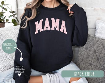 Daisy Mama Sweatshirt, New Mom Crewneck Pullover, Mother's Day Gift