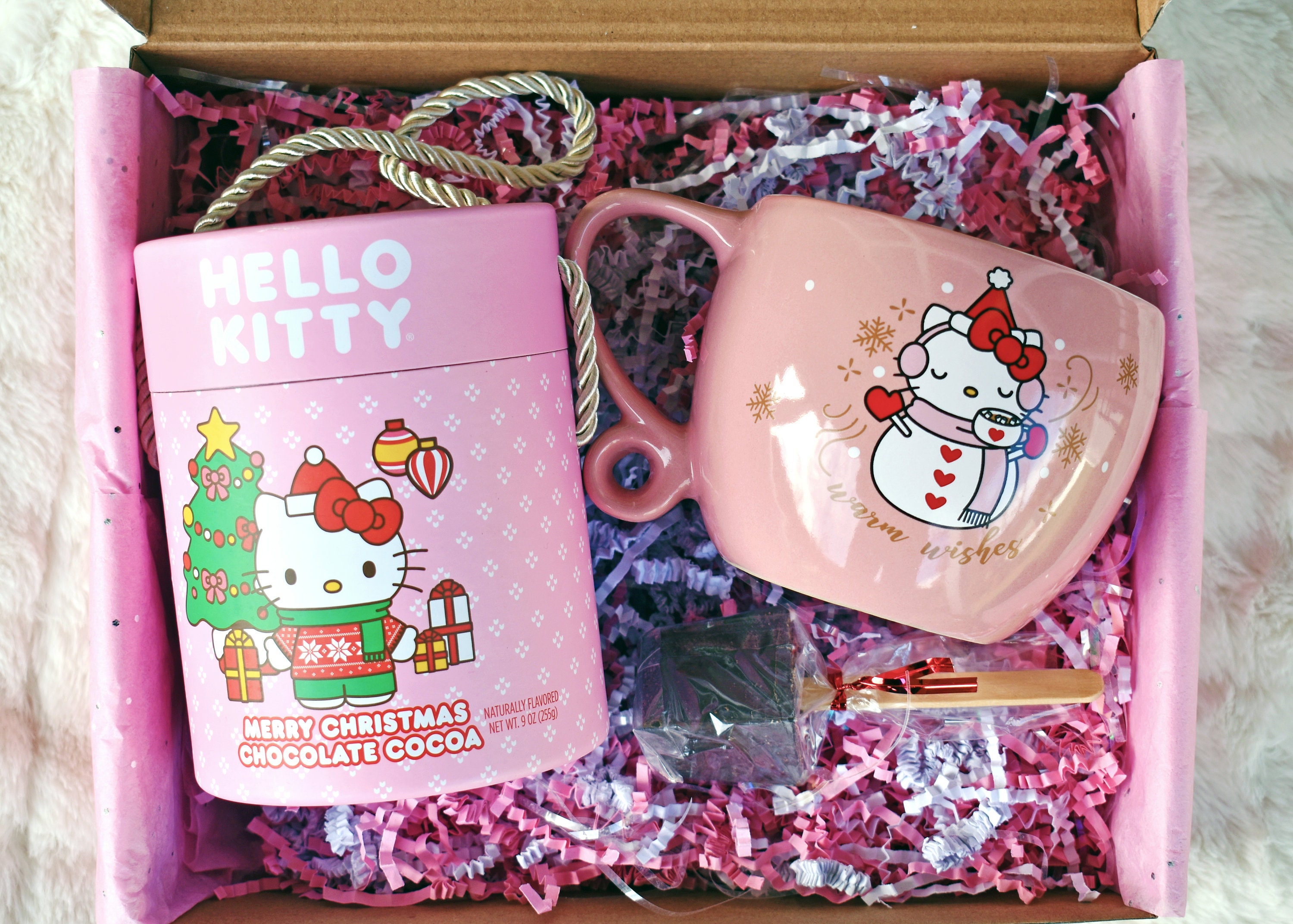 Cozy Cups | Hello Kitty Hot Cocoa Gift Set With Hello Kitty Pink
