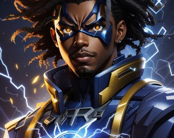 Static Shock Digital Art