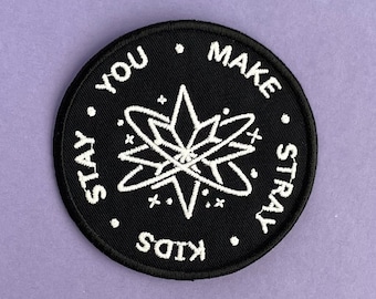 Glow In The Dark SKZ Compass Patch. Nachimbong Iron & Sew On Patch. You Make Stray Kids Stay. Kpop Embroidery Accessory. Gift for STAYs