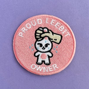 Proud Leebit Owner Embroidered Iron On Patches. Skzoo Iron & Sew On Patch. Stray Kids Embroidery Accessories. Cute Kpop Merch. Gift For STAY