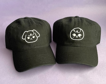 Glow In The Dark Skzoo Embroidered Dad Hat. Adult Unisex. Adjustable Strap Back. K-pop Stray Kids Baseball Cap