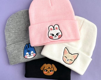 Stray Kids SKZ Skzoo Bang Chan Wolfchan Fluffy Embroidered Bucket