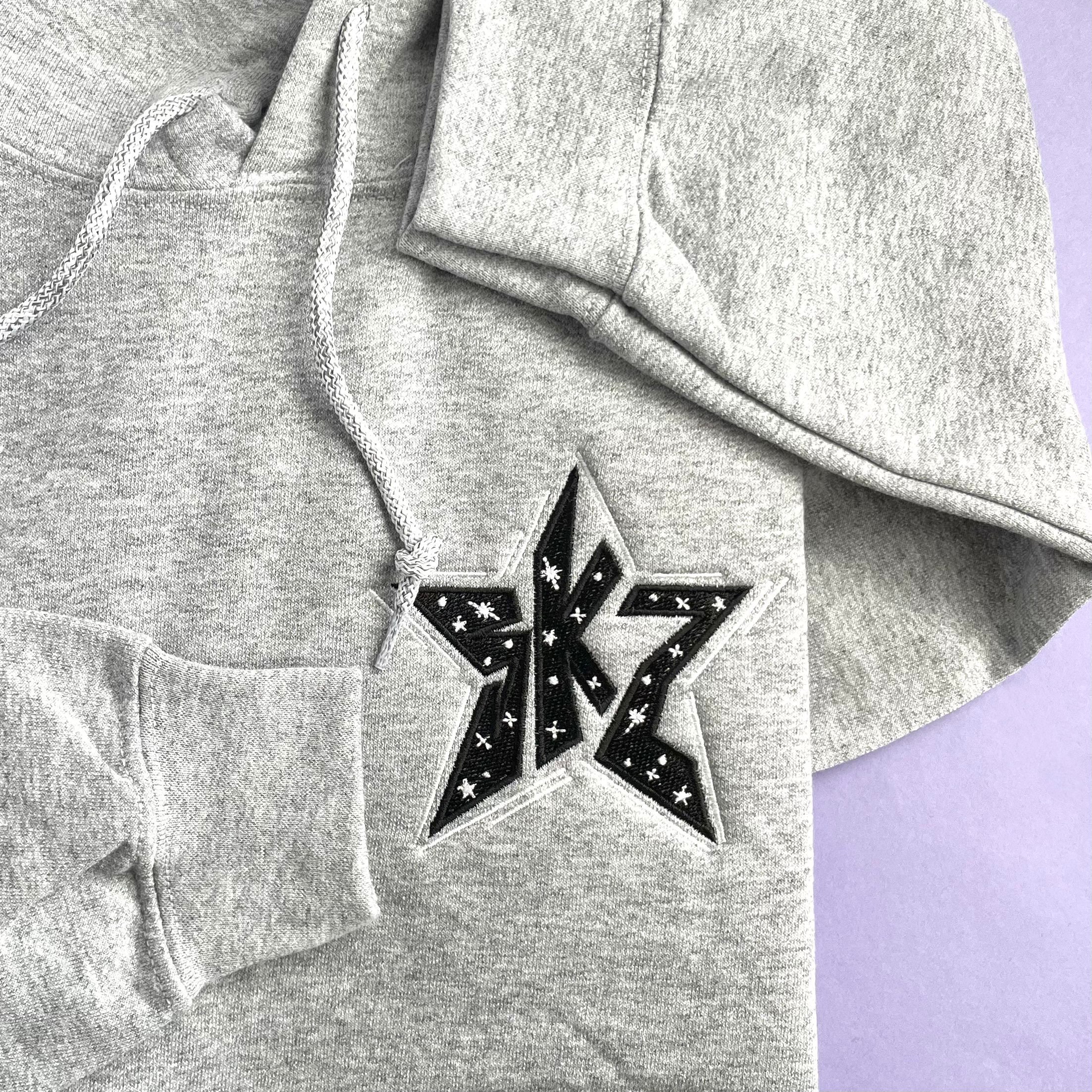 Etudes ブリーチデザイン パーカー　刺繍　星 aimoha｜HOOK/パッチワーク星刺繍パーカー | Rakuten Fashion(楽天