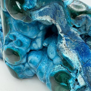Blue Malacolla Crystal: Chrysocolla Malachite Freeform - DR Congo