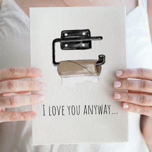 Tarjeta de felicitación "Te amo de todos modos", para mi esposo o esposa, para imprimir y descargar. Para él, para mi alma gemela y mejor amigo, tarjeta de cumpleaños imprimible.