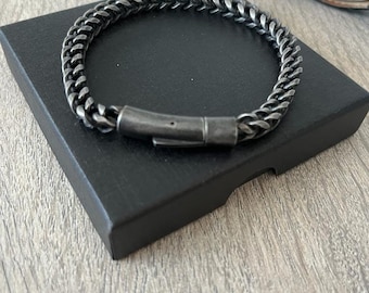 Men's Bracelet, Men's Silver Bracelets, Men's Chain Bracelet, Men's Jewelry, Men's Gift, Husband Gift, Boyfriend Gift