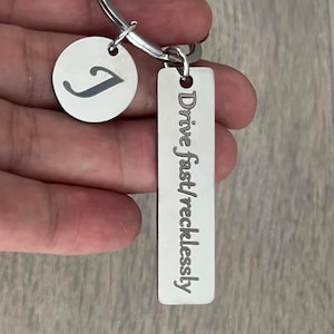 Personalized Keychain Engraved Keychain Stainless Steel keychain Drive Safe Keychain Engraved Keyring Custom Bar Keychain Metal Key chain