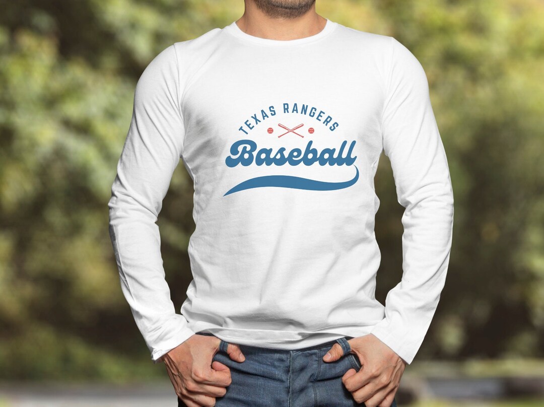 Texas Rangers World Series Long Sleeve Baseball Fan Shirt Etsy