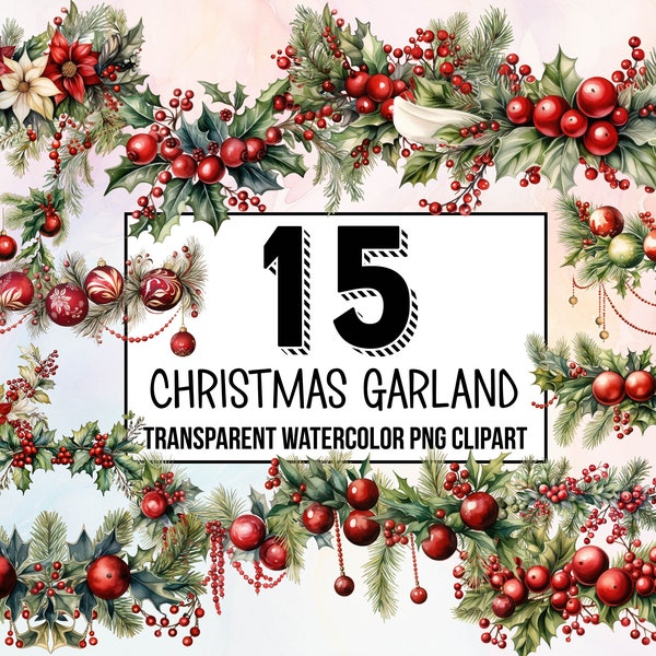 Garland Clip Art - Etsy