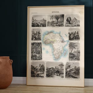 Landkarte Afrika | Afrika | Ostafrika | Eritrea | Archival Maps | Historische Plakate und Karten | Vintage Kartographie | Geographie Poster | Artnr