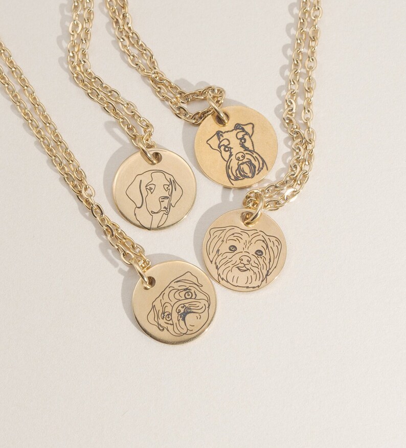 Personalized Stainless Steel Character Pet Necklace